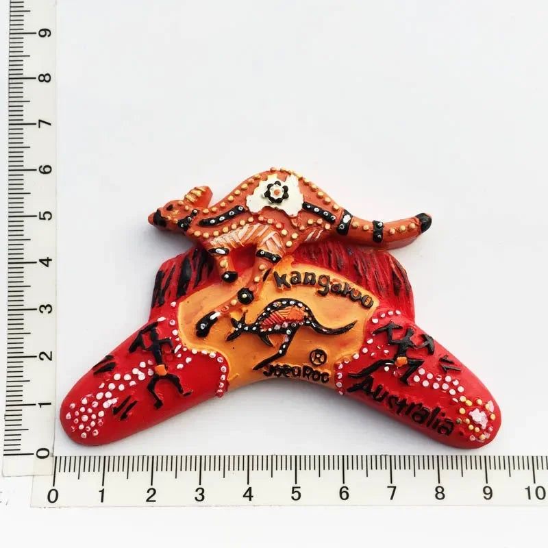 Australia Fridge Magnets Souvenir 3D Resin Kangaroo Koala Surfboard Refrigerator Stickers Australia Tourism Souvenir Gift Idea - Grand Goldman