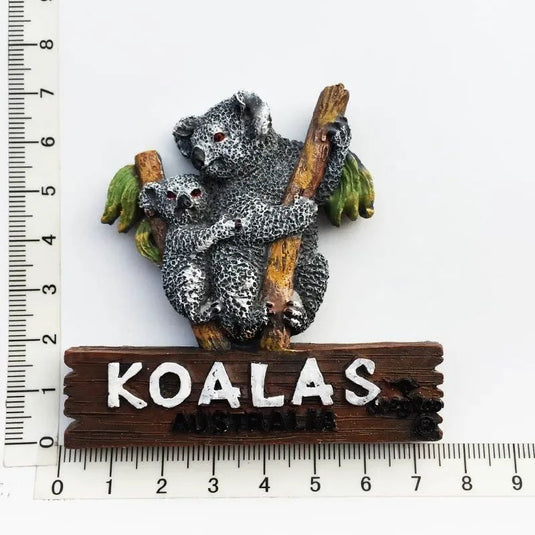 Australia Fridge Magnets Souvenir 3D Resin Kangaroo Koala Surfboard Refrigerator Stickers Australia Tourism Souvenir Gift Idea - Grand Goldman