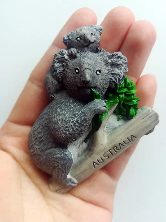 Australia Koala Cute Animal Stereo Resin Refrigerator Magnet Souvenir Decorative Magnets  3d Fridge Magnet Decor - Grand Goldman