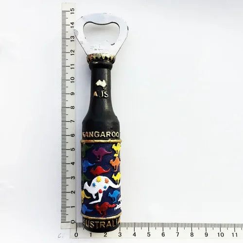 Australia Sydney Opera House wine bottle hand-painted bottle opener Beer Bottle Opener magnetic fridge stick opener - Grand Goldman