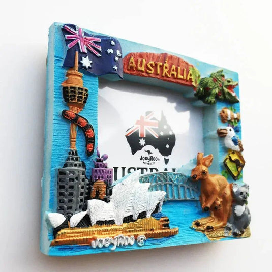 Australia Tourism Memorial Decorative Crafts Stereoscopic Photo Frame Magnetic Fridge Magnets Collection Travel Gift - Grand Goldman