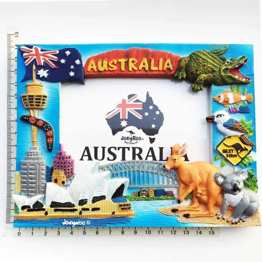 Australia Tourism Memorial Decorative Crafts Stereoscopic Photo Frame Magnetic Fridge Magnets Collection Travel Gift - Grand Goldman