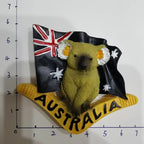 Australia fridge magnet New Zealand Koala Husky Shark Tourism Magnets Melbourne Tourist Souvenirs Magnetic Refrigerator Stickers - Grand Goldman