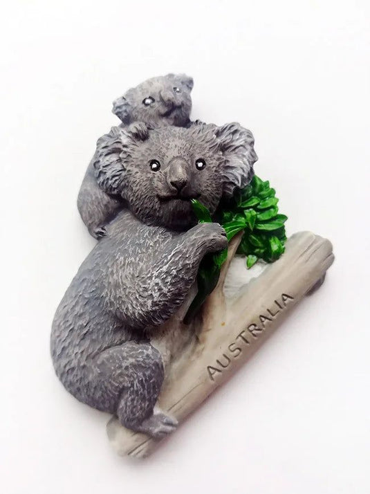 Australia Koala Cute Animal Stereo Resin Refrigerator Magnet Souvenir Decorative Magnets  3d Fridge Magnet Decor - Grand Goldman
