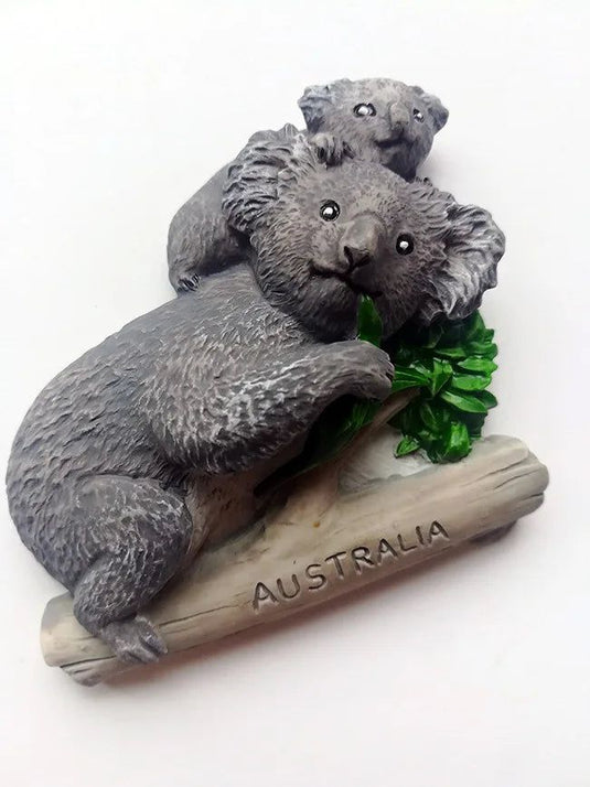 Australia Koala Cute Animal Stereo Resin Refrigerator Magnet Souvenir Decorative Magnets  3d Fridge Magnet Decor - Grand Goldman