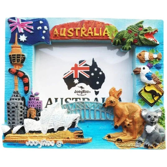 Australia Tourism Memorial Decorative Crafts Stereoscopic Photo Frame Magnetic Fridge Magnets Collection Travel Gift - Grand Goldman
