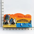 Australian Fridge Magnets Tourist Souvenirs Sydney Landmarks  Kangaroo Koala Family Sydney Opera House Home Decoration - Grand Goldman