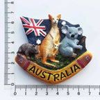 Australian Fridge Magnets Tourist Souvenirs Sydney Landmarks  Kangaroo Koala Family Sydney Opera House Home Decoration - Grand Goldman
