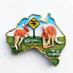 Australian Fridge Magnets Tourist Souvenirs Sydney Landmarks  Kangaroo Koala Family Sydney Opera House Home Decoration - Grand Goldman