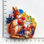 Australian Fridge Magnets Tourist Souvenirs Sydney Landmarks  Kangaroo Koala Family Sydney Opera House Home Decoration - Grand Goldman