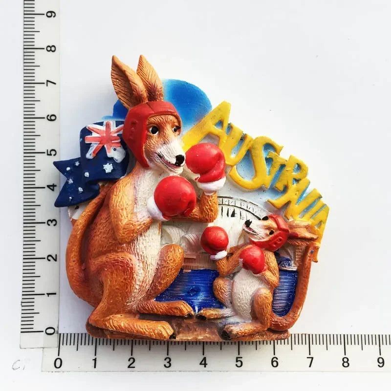 Australian Fridge Magnets Tourist Souvenirs Sydney Landmarks  Kangaroo Koala Family Sydney Opera House Home Decoration - Grand Goldman