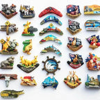 Australian Fridge Magnets Tourist Souvenirs Sydney Landmarks  Kangaroo Koala Family Sydney Opera House Home Decoration - Grand Goldman