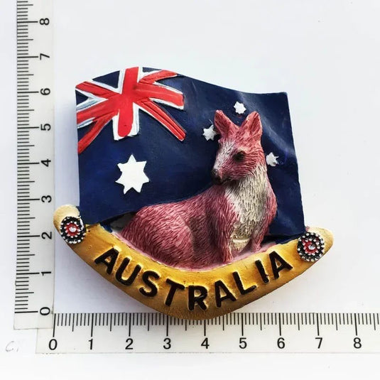 Australian Fridge Magnets Tourist Souvenirs Sydney Landmarks  Kangaroo Koala Family Sydney Opera House Home Decoration - Grand Goldman