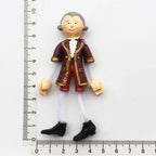 Austria Fridge Magnet  Vienna Tourist Souvenirs Magnetic Refrigerator Sticker Sisi Princess Mozart Gift Kitchen Home Decoration - Grand Goldman