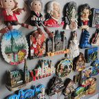 Austria Vienna Salzburg Innsbruck ISCHGL Tourist Souvenir Musician Mozart Beethoven Magnet Refrigerator Sticker Cuckoo Clock - Grand Goldman
