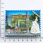 Austria Vienna Salzburg Innsbruck ISCHGL Tourist Souvenir Musician Mozart Beethoven Magnet Refrigerator Sticker Cuckoo Clock - Grand Goldman