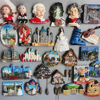 Austria Vienna Salzburg Innsbruck ISCHGL Tourist Souvenir Musician Mozart Beethoven Magnet Refrigerator Sticker Cuckoo Clock - Grand Goldman