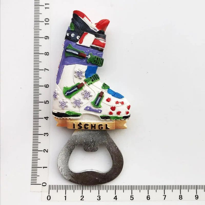 Austria Vienna Salzburg Innsbruck ISCHGL Tourist Souvenir Musician Mozart Beethoven Magnet Refrigerator Sticker Cuckoo Clock - Grand Goldman