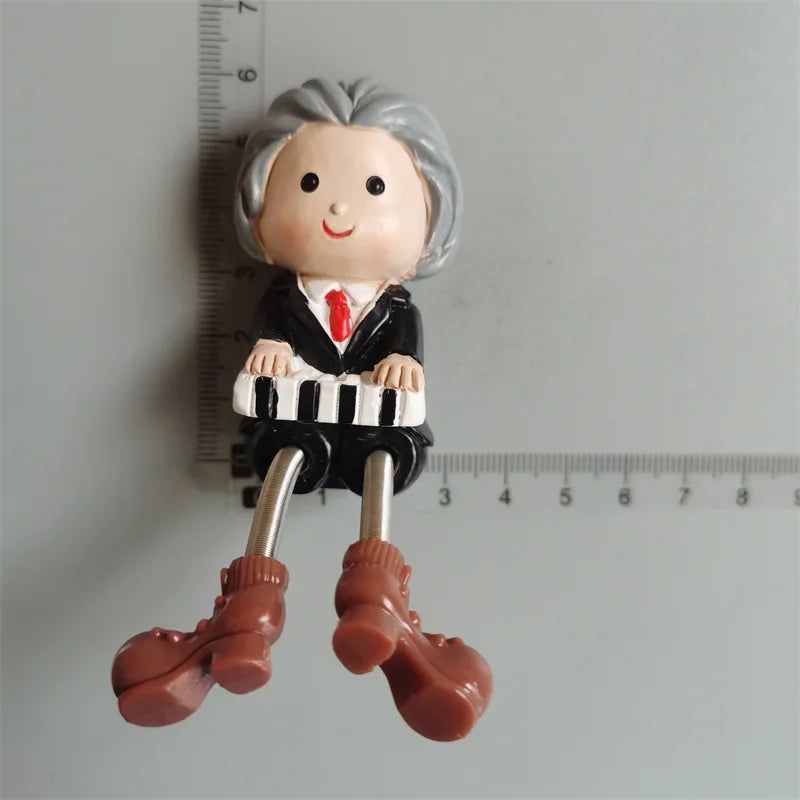 Austria Vienna Salzburg Innsbruck ISCHGL Tourist Souvenir Musician Mozart Beethoven Magnet Refrigerator Sticker Cuckoo Clock - Grand Goldman