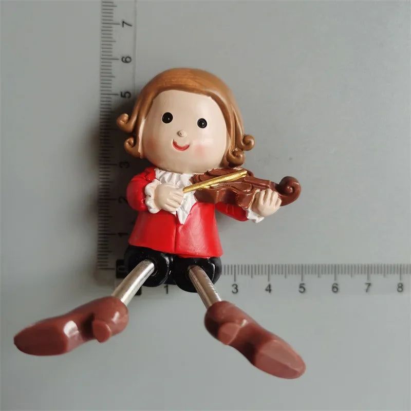 Austria Vienna Salzburg Innsbruck ISCHGL Tourist Souvenir Musician Mozart Beethoven Magnet Refrigerator Sticker Cuckoo Clock - Grand Goldman