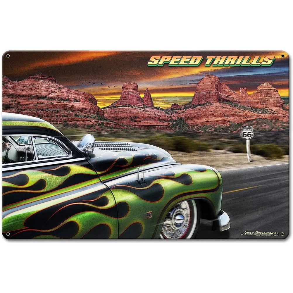 Auto Plaque Metal Tin Signs Sport Cars Wall Decoration Vintage Art Posters Iron Painting for Man Cave Home Cafe Garden Club Bar - Grand Goldman