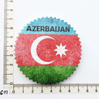 Azerbaijan Fridge Magnets Tourist Souvenir BAKU 3D Resin Magnets for Refrigerators Collection Travel Gift Home Decoration - Grand Goldman