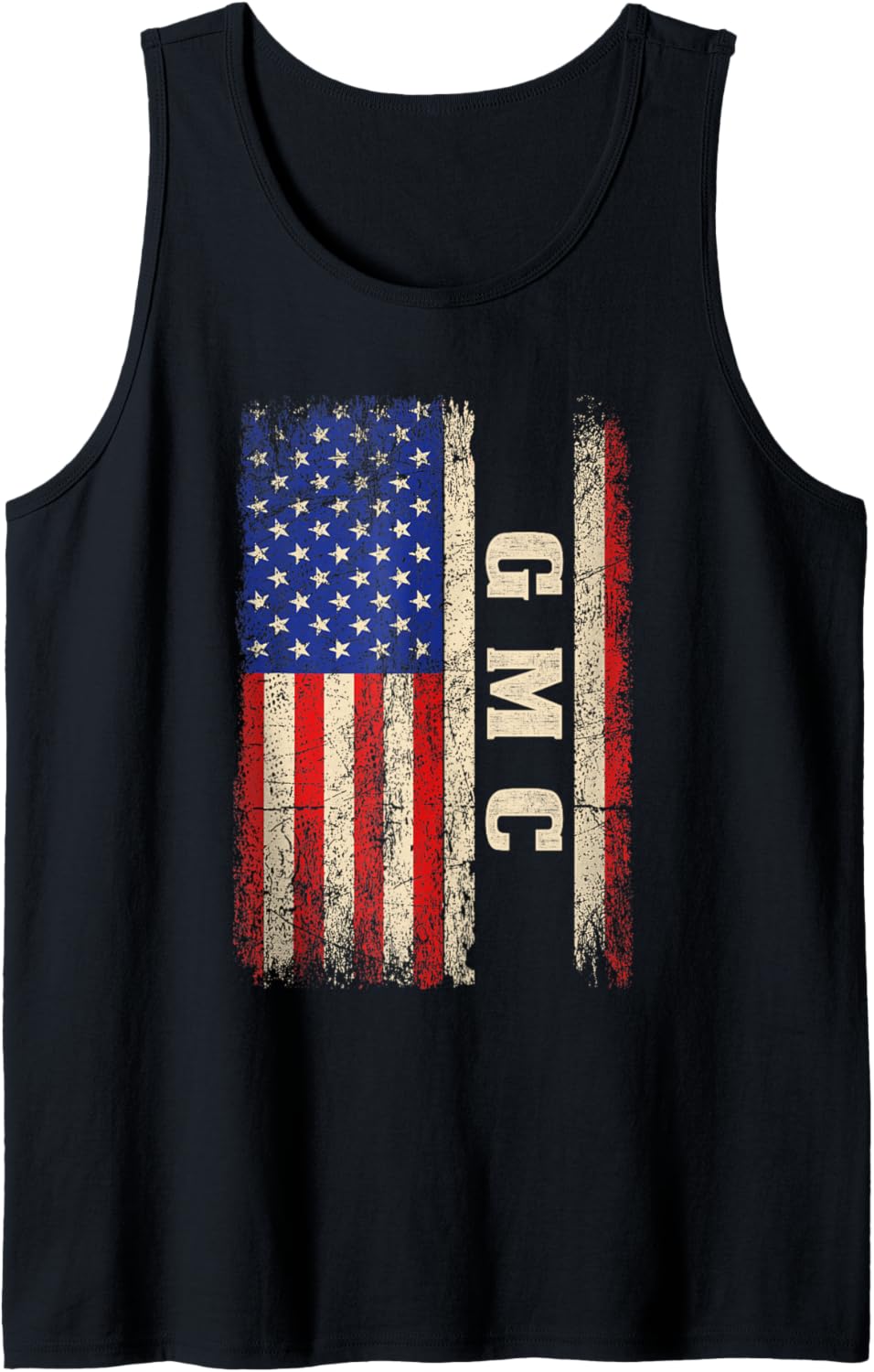 GMC Last Name Shirt GMC Name American Flag Tank Top