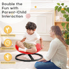 BABAMU Sensory Chair for Kids Autism Sensory Products Sit and Spin Autism Toys Spinning Chair ADHD Chair Swivel Chair Training Body Coordination (Blue) - Grand Goldman