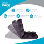 BIRDROCK HOME Adjustable Memory Foam Floor Chair - Ideal for Gaming, Reading, Meditation - Comfortable and Versatile - Suitable for Kids and Teenagers - Comfy Foldable Floor Seat - Blue - Grand Goldman