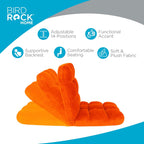 BIRDROCK HOME Adjustable Memory Foam Floor Chair - Ideal for Gaming, Reading, Meditation - Comfortable and Versatile - Suitable for Kids and Teenagers - Comfy Foldable Floor Seat - Blue - Grand Goldman