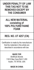 BIRDROCK HOME Adjustable Memory Foam Floor Chair - Ideal for Gaming, Reading, Meditation - Comfortable and Versatile - Suitable for Kids and Teenagers - Comfy Foldable Floor Seat - Blue - Grand Goldman