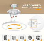 BLNAN Dimmable LED Flush Mount Ceiling Light Fixture with Remote Control, 12Inch 24W 3000K-6500K Light Color Adjustable, Modern Ultra-Thin Ceiling Lamp for Bedroom Kitchen, Wired - Grand Goldman