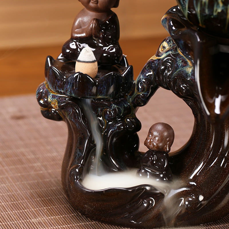 Backflow Incense Automatic Kung Fu Tea Set - Grand Goldman