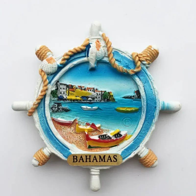 Bahamas Fridge Magnets Tourist Souvenirs Magnets for Refrigerators Creative Folk Dance magnetic sticker Home  Kitchen Decoration - Grand Goldman