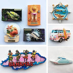 Bahamas Fridge Magnets Tourist Souvenirs Magnets for Refrigerators Creative Folk Dance magnetic sticker Home  Kitchen Decoration - Grand Goldman