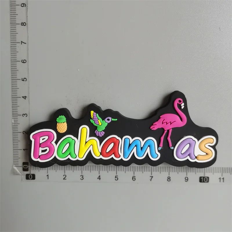 Bahamas Fridge Magnets Tourist Souvenirs Magnets for Refrigerators Creative Folk Dance magnetic sticker Home  Kitchen Decoration - Grand Goldman