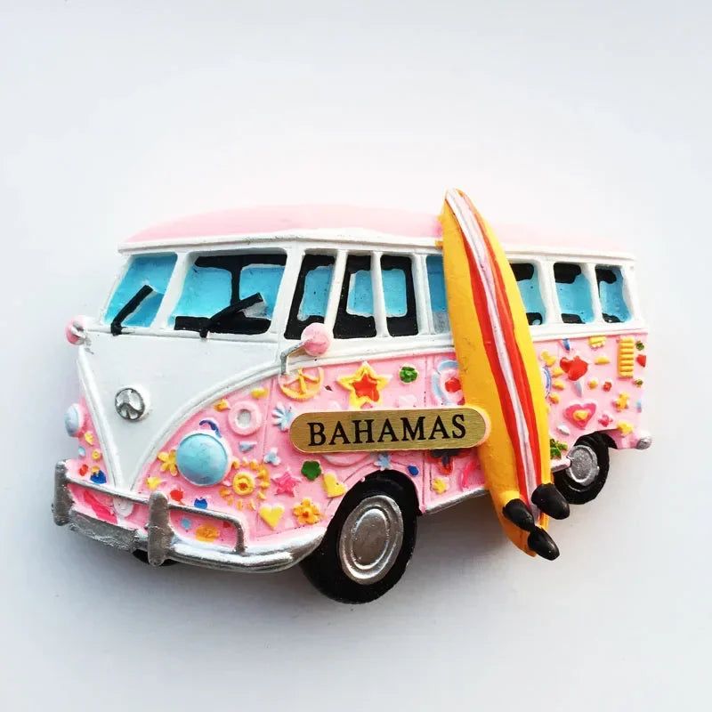 Bahamas Fridge Magnets Tourist Souvenirs Magnets for Refrigerators Creative Folk Dance magnetic sticker Home  Kitchen Decoration - Grand Goldman