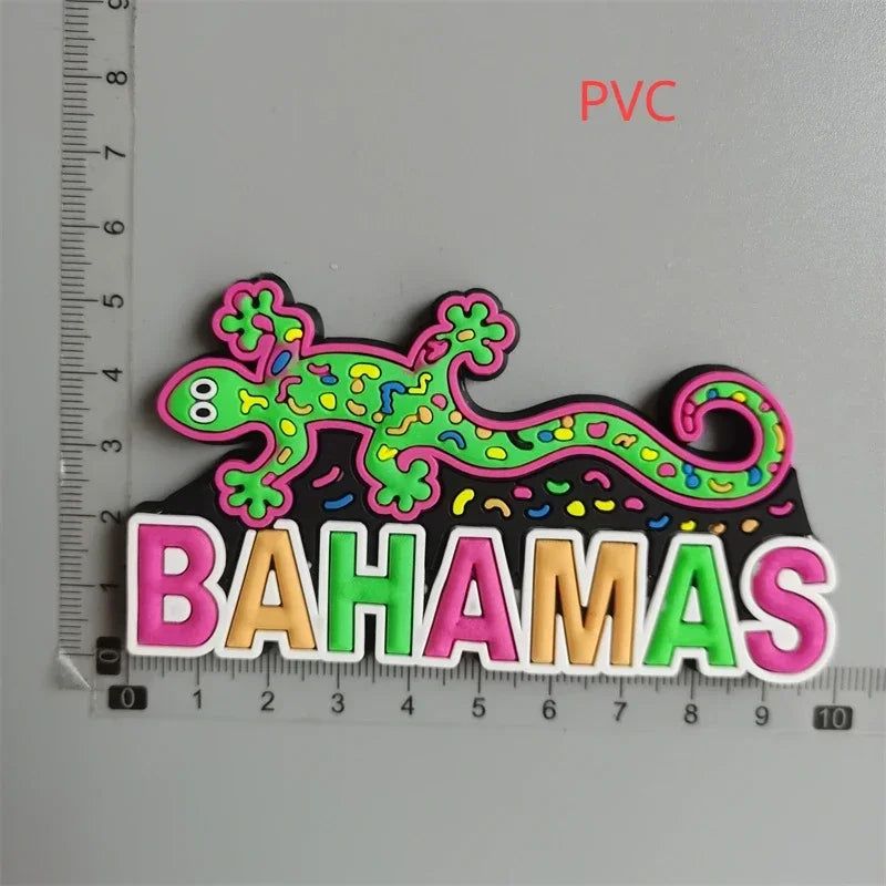 Bahamas Fridge Magnets Tourist Souvenirs Magnets for Refrigerators Creative Folk Dance magnetic sticker Home  Kitchen Decoration - Grand Goldman