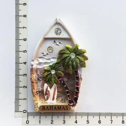 Bahamas Fridge Magnets Tourist Souvenirs Magnets for Refrigerators Creative Folk Dance magnetic sticker Home  Kitchen Decoration - Grand Goldman