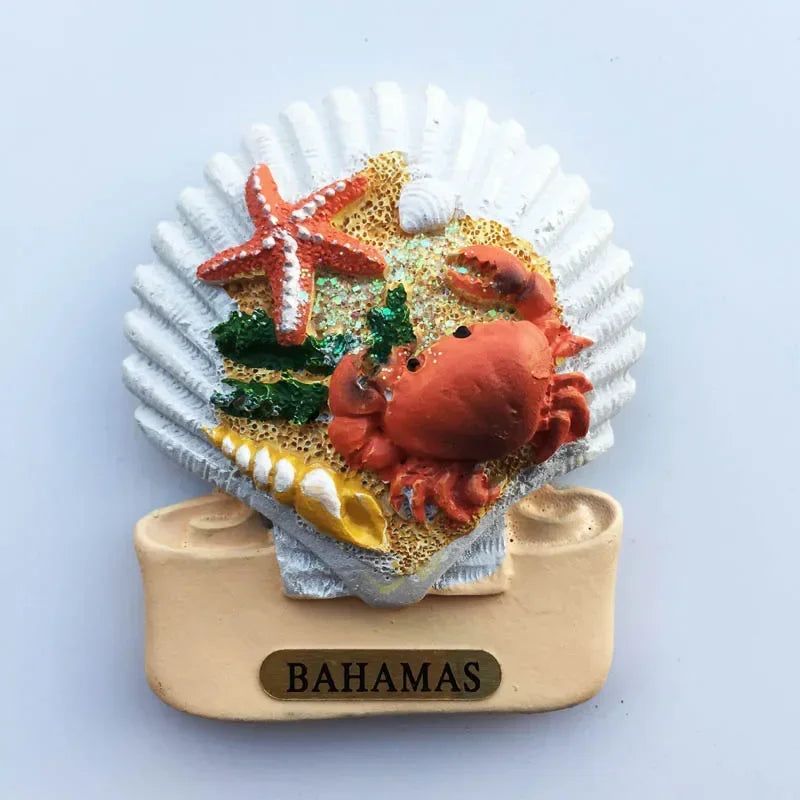 Bahamas Fridge Magnets Tourist Souvenirs Magnets for Refrigerators Creative Folk Dance magnetic sticker Home  Kitchen Decoration - Grand Goldman