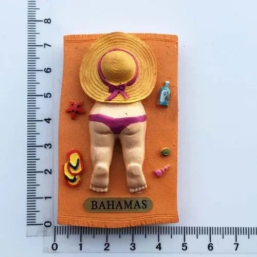 Bahamas Fridge Magnets Tourist Souvenirs Magnets for Refrigerators Creative Folk Dance magnetic sticker Home  Kitchen Decoration - Grand Goldman
