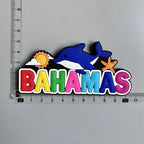 Bahamas Miami Chile Australia Barbados Travel Souvenir PVC Fridge Magnets Soft Magnets for Fridge Gifts - Grand Goldman