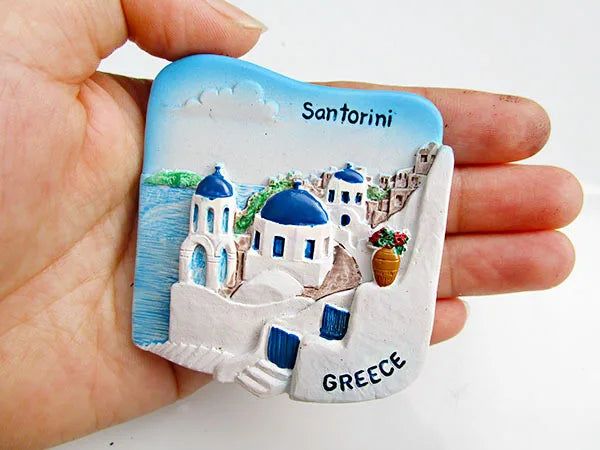 BaliGreece Paris Japan London Sydeny America Countries Around The World Tourism 3D Resin Stereo Refrigerator Magnet Decor - Grand Goldman
