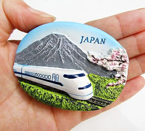 BaliGreece Paris Japan London Sydeny America Countries Around The World Tourism 3D Resin Stereo Refrigerator Magnet Decor - Grand Goldman
