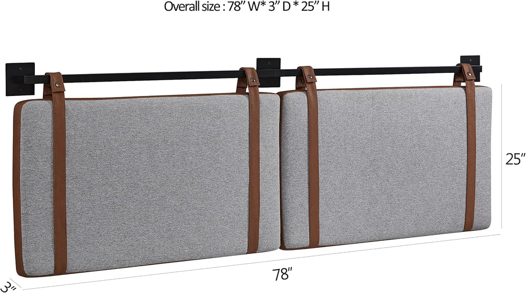 Ball & Cast Tufted Velvet Upholstered Headboard Channel, Queen Full Size Bed Adjusted Height 42-50 inch, Rose - Grand Goldman