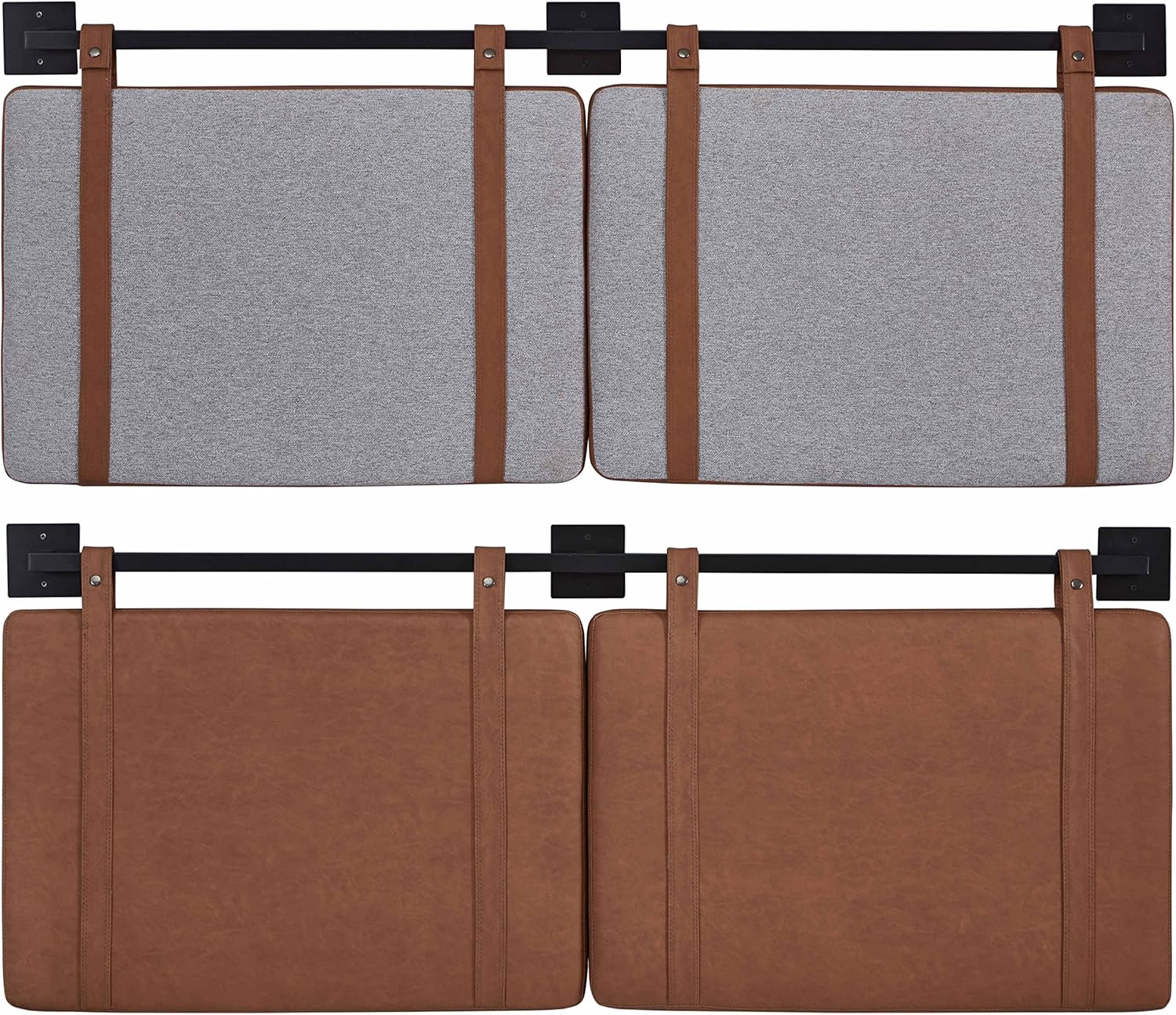 Ball & Cast Tufted Velvet Upholstered Headboard Channel, Queen Full Size Bed Adjusted Height 42-50 inch, Rose - Grand Goldman