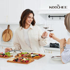 Bamboo Cutting Board, Durable Wood Cutting Boards for Kitchen with Deep Juice Grooves & Built-in Handles, Ideal Charcuterie & Chopping for Meat, Vegetables and Fruits Ideas Kitchen Gift for Home Cooks - Grand Goldman