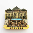 Barcelona Spain Fridge Magnets Columbus Granada Ibiza Sevilia Maalaga Souvenir Refrigerator Magnets Stickers Home Kitchen Decor - Grand Goldman