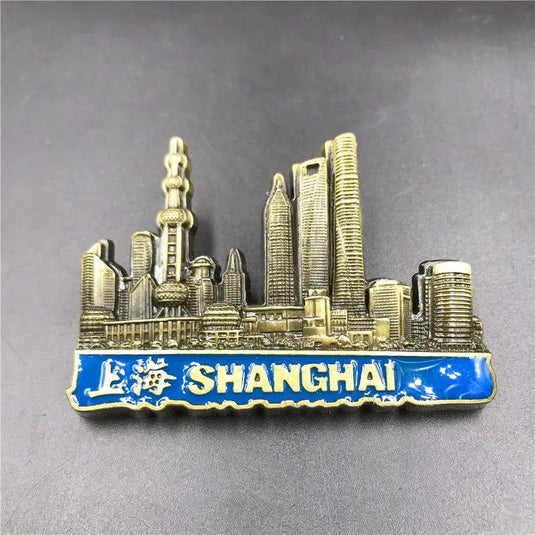 Barcelona Spain Refrigerator Magnets USA Egypt Austria Spain Dubai Russia Paris Egyptian Pyramids 3DFridge Magnet Souvenir Decor - Grand Goldman