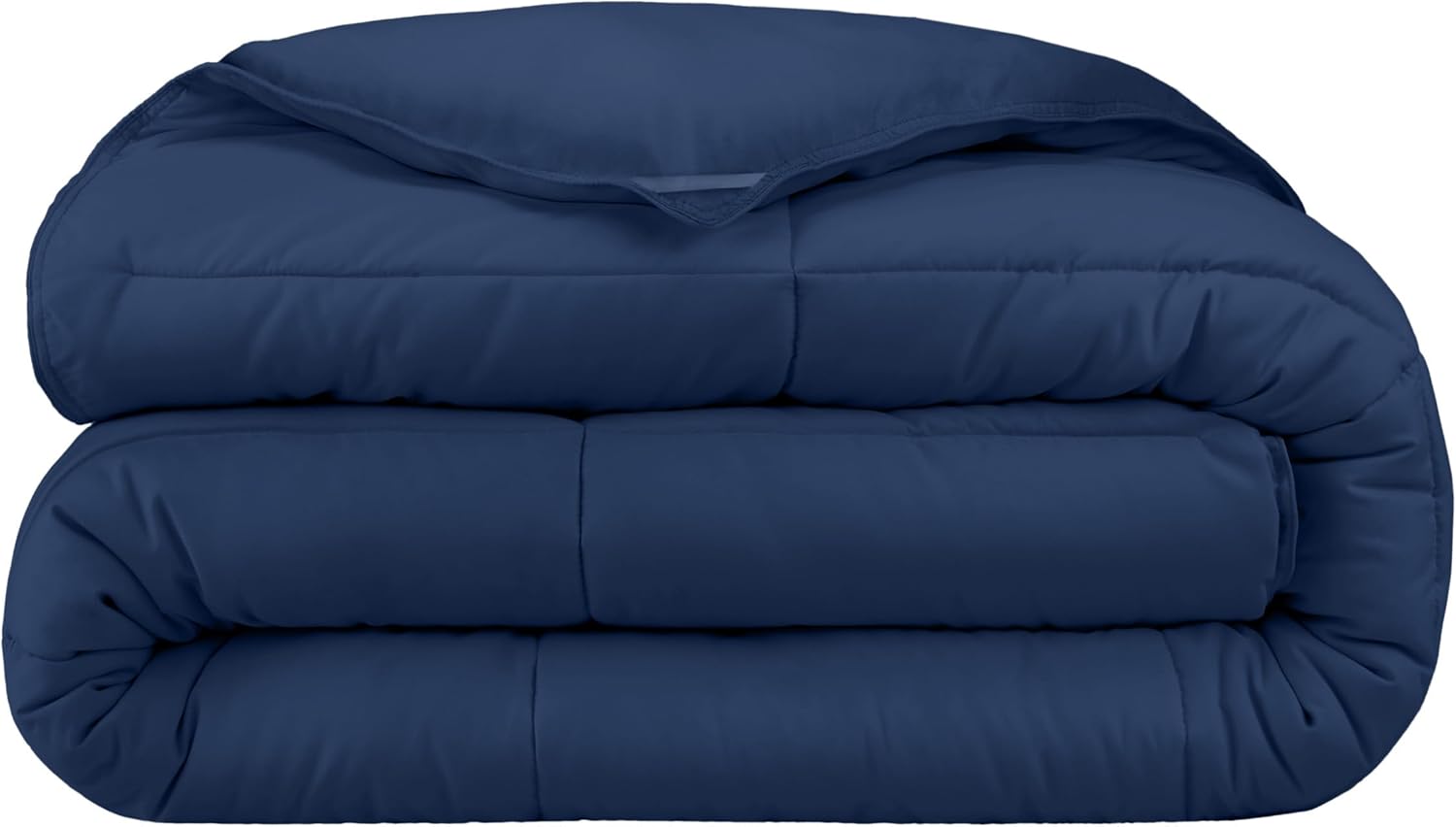 Bare Home Extra Long Comforter - Reversible Colors - Goose Down Alternative - Ultra-Soft - Premium 1800 Series - All Season Warmth - Bedding Comforter (Twin/Twin XL, Dark Blue/Grey) - Grand Goldman